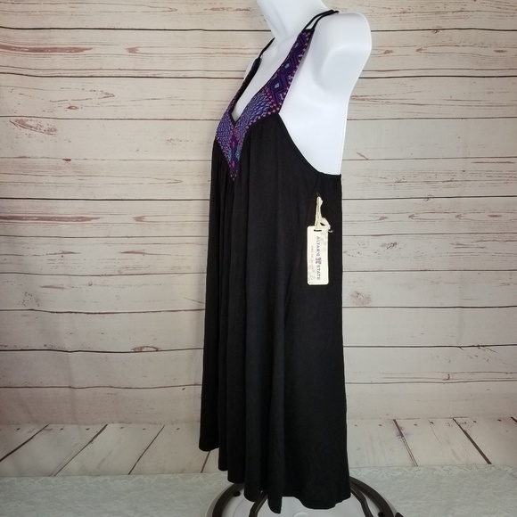 NWT Altar'd State Women's M Black Embroidered - Picture 3 of 8